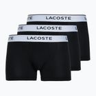 Pánské boxerky Lacoste 5H8385 3 páry black