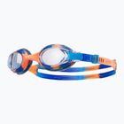 Dětské plavecké brýle TYR Swimple Tie Dye Non-Mirrored clear/blue/orange