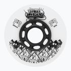 Kolečka na kolečkové brusle FR Skates Street Invaders Wheels 80mm/84A X4 white/black