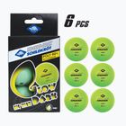 Míčky na stolní tenis  Donic-Schildkröt Glow In The Dark Poly 40+ 6ks glow