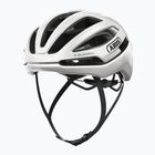 Cyklistická helma ABUS Taipan LED shiny white
