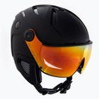 Lyžařská helma Alpina Attelas Visor QVM black matte