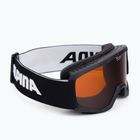 Dětské lyžařské brýle Alpina Piney black matt/orange