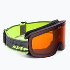 Lyžařské brýle Alpina Nakiska black-neon/dh