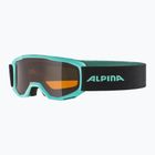 Dětské lyžařské brýle Alpina Piney aqua matt/ orange