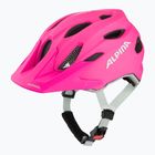 Dětská cyklistická helma Alpina Carapax shocking pink matte