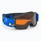 Dětské lyžařské brýle Alpina Piney black/ blue matt/ orange