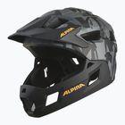 Dětská cyklistická přilba Alpina Rupi black camo/orange matt