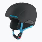 Dětská lyžařská helma Alpina Pizi black blue matt
