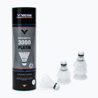VICTOR Nylon Shuttle 3000 badmintonové člunky 6 ks bílé 101519