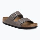 Nazouváky BIRKENSTOCK Arizona Soft Footbed Oiled Leather Narrow iron