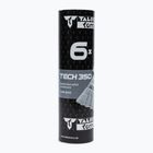 Talbot-Torro Tech 350 badmintonové rakety, nylon 6 ks, bílá 479102