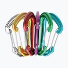 Sada karabinek s expresy EDELRID Nineteen G Sixpack 6 pack assorted colours