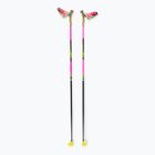 Běžkařské hole LEKI PRC 750 neon pink/neon yellow/black