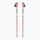 Lyžařské hůlky dziecięce LEKI Racing bright red/ black/ neon yellow