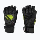 Pánské lyžařské rukavice LEKI WCR C-Tech 3D black ice/lemon