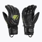 Dětské lyžařské rukavice LEKI WCR C-Tech 3D Junior black/ice lemon