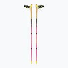 Běžecké hole Leki Ultratrail FX.One neonpink/neonyellow/naturalcarbon