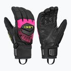 Lyžařské rukavice LEKI WCR Core TR black/neon pink/neon yellow