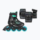 Dětské kolečkové brusle s chrániči Playlife Joker Combo Jr blue sky