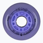 Kolečka na inline brusle Powerslide Neons LED 76 mm/85A 4 pcs. lilac