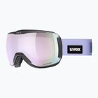 Lyžařské brýle  UVEX Downhill 2100 CV black matt/mirror lavender green