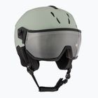 Lyžařská helma UVEX Instinct Visor oxid green matt/mirror silver/smoke