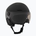 Lyžařská helma UVEX Wanted Visor Pro V black/silver matt