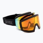 Lyžařské brýle  UVEX Evidnt Attract S V + case black matt/mirror rainbow clear