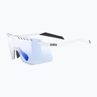 Sluneční brýle UVEX Pace Stage Small V white matt/mirror blue