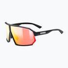 Sluneční brýle UVEX Sportstyle 237 CV black matt/mirror red