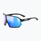 Sluneční brýle UVEX Sportstyle 237 CV black matt/mirror blue