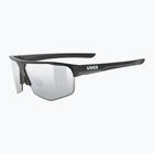 Sluneční brýle UVEX Axos Set black matt/mirror silver/clear