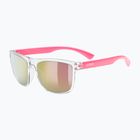 Dětské sluneční brýle UVEX Rookie Jr clear pink/mirror pink