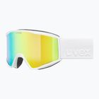 Lyžařské brýle UVEX Blast FM S2 white matt/mirror green