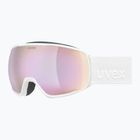 Lyžařské brýle UVEX Victorious FM S1 white matt/mirror rose