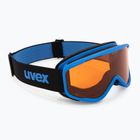 Dětské lyžařské brýle UVEX Speedy Nova Jr blue/lasergold