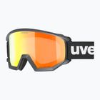 Lyžařské brýle UVEX Athletic CV black/mirror red