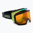 Lyžařské brýle Uvex Lace Attract FM black matt/mirror opal