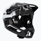 Dětská cyklistická helma UVEX React Fullface Jr black/white matt