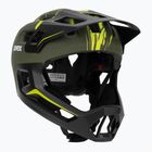 Dětská cyklistická helma UVEX React Fullface Jr dark olive matt