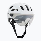 Cyklistická helma UVEX Stride Visor white matt/lite mirror silver