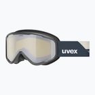 Dětské lyžařské brýle UVEX Speedy Nova FM S2 black matt/mirror silver
