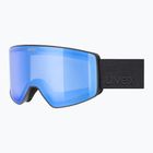 Lyžařské brýle UVEX Scenic FM S2 black matt/mirror blue