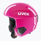 Dětská lyžařská helma UVEX Race Up pink