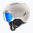 Lyžařská helma UVEX Horizon CV warm grey matt