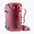 Dámský lyžařský batoh deuter Freerider Pro 32+ l SL 330342255850 maron/currant