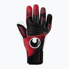 Dětské brankářské rukavice uhlsport Powerline Absolutgrip černá/červená/bílá