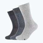 Pánské ponožky Skechers Basic 3 páry light grey melange