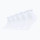 Ponožky Skechers Mesh Ventilation Quarter 5 párů white/white